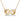 Ripple-Infinity symbol jade necklace(Gold with White Jade)