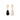Gold-Inlaid Jade Gourd Yin-Yang Two-Tone Drop Earrings