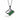 Cliff-Jade Tao Necklace(Dark Green)